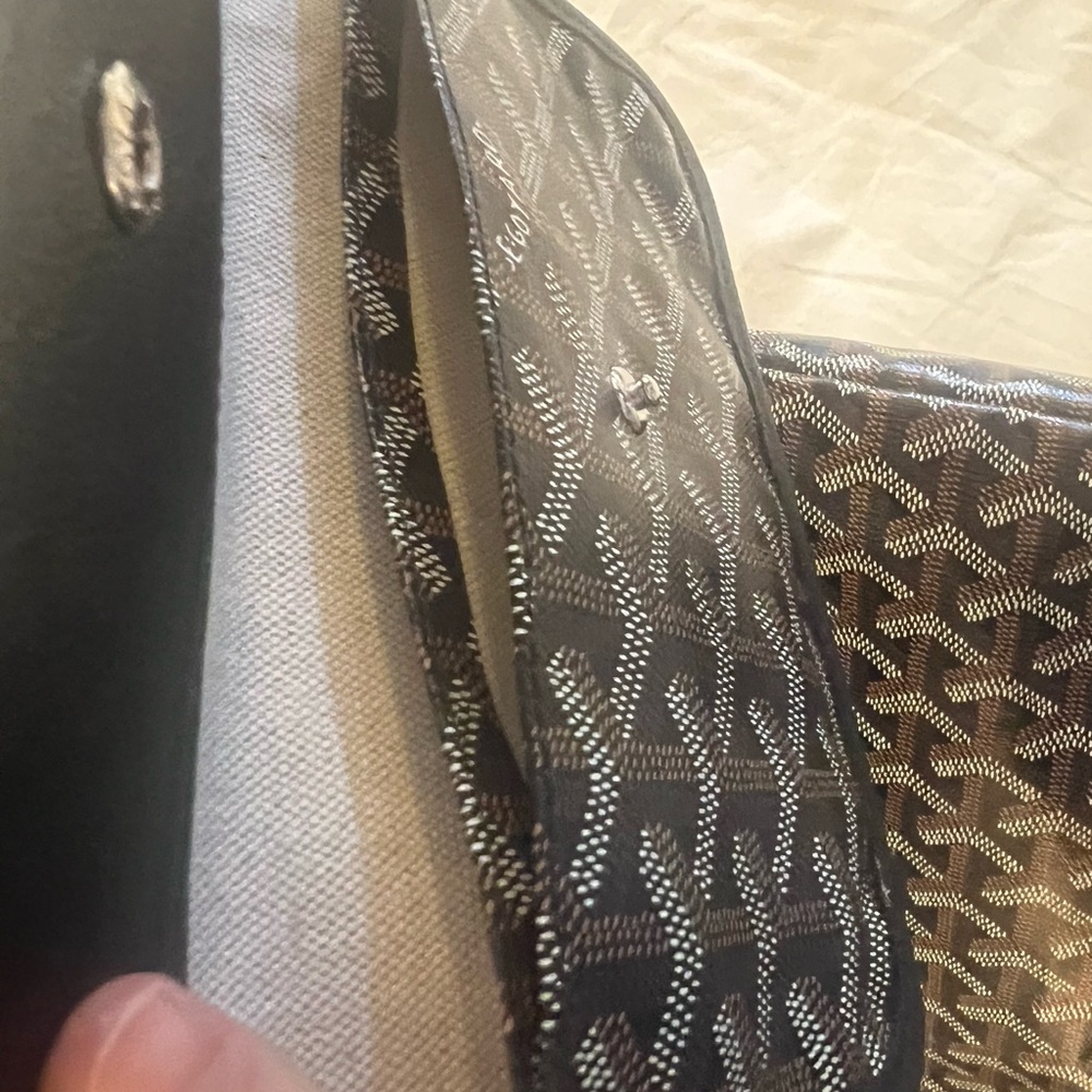 Goyard Brown & Black St. Louis Tote with Pouch - Picture 6 of 6